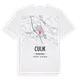 Cuijk karta t-shirt