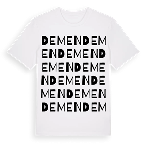 Demen ordlek t-shirt – ekologisk bomull t-shirt från Pinshirt