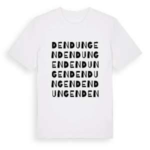 Den Dungen ordlek t-shirt – ekologisk bomull t-shirt från Pinshirt