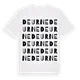 Deurne ordlek t-shirt