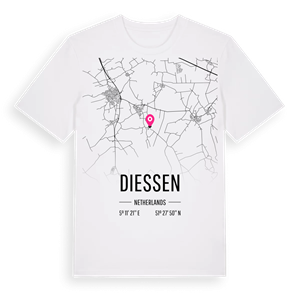 Diessen karta t-shirt – ekologisk bomull t-shirt från Pinshirt