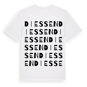 Diessen ordlek t-shirt – ekologisk bomull t-shirt från Pinshirt