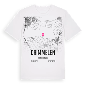 Drimmelen karta t-shirt – ekologisk bomull t-shirt från Pinshirt