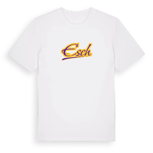 Esch baseball t-shirt – ekologisk bomull t-shirt från Pinshirt