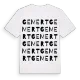Gemert ordlek t-shirt