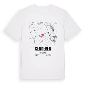 Genderen karta t-shirt – ekologisk bomull t-shirt från Pinshirt