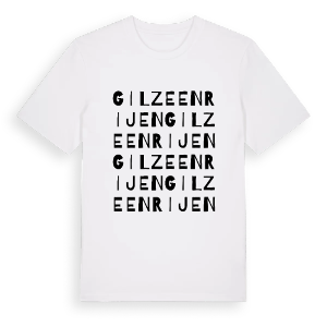 Gilze en Rijen ordlek t-shirt – ekologisk bomull t-shirt från Pinshirt