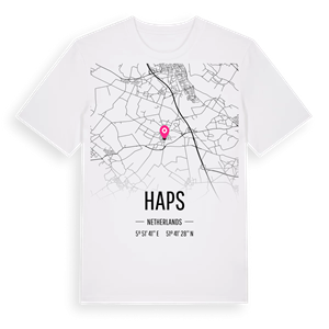 Haps karta t-shirt – ekologisk bomull t-shirt från Pinshirt