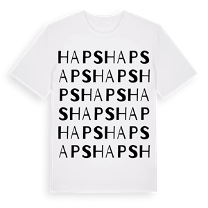 Haps ordlek t-shirt – ekologisk bomull t-shirt från Pinshirt