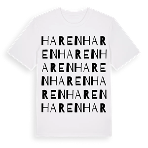 Haren ordlek t-shirt – ekologisk bomull t-shirt från Pinshirt