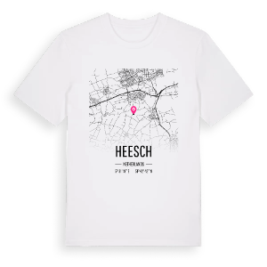 Heesch karta t-shirt – ekologisk bomull t-shirt från Pinshirt