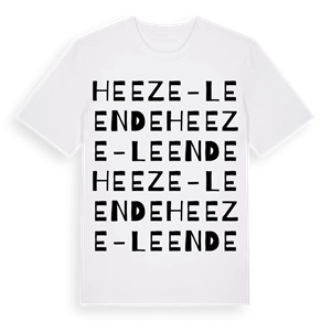 Heeze-Leende ordlek t-shirt – ekologisk bomull t-shirt från Pinshirt