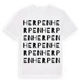 Herpen ordlek t-shirt