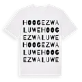 Hooge Zwaluwe ordlek t-shirt