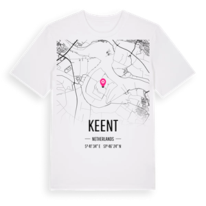Keent karta t-shirt – ekologisk bomull t-shirt från Pinshirt