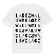 Lage Zwaluwe ordlek t-shirt
