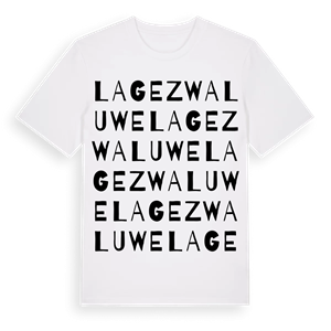 Lage Zwaluwe ordlek t-shirt – ekologisk bomull t-shirt från Pinshirt
