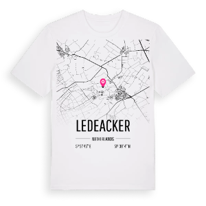 Ledeacker karta t-shirt – ekologisk bomull t-shirt från Pinshirt