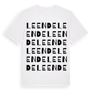 Leende ordlek t-shirt – ekologisk bomull t-shirt från Pinshirt
