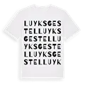 Luyksgestel ordlek t-shirt