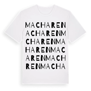 Macharen ordlek t-shirt – ekologisk bomull t-shirt från Pinshirt