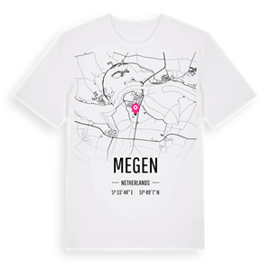 Megen karta t-shirt – ekologisk bomull t-shirt från Pinshirt