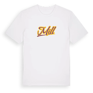 Mill baseball t-shirt – ekologisk bomull t-shirt från Pinshirt