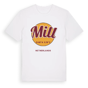 Mill cirkel t-shirt – ekologisk bomull t-shirt från Pinshirt