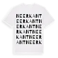 Neerkant ordlek t-shirt