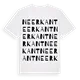 Neerkant ordlek t-shirt
