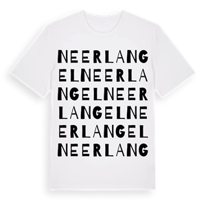 Neerlangel ordlek t-shirt – ekologisk bomull t-shirt från Pinshirt