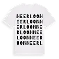 Neerloon ordlek t-shirt