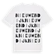 Nieuwendijk ordlek t-shirt