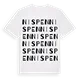Nispen ordlek t-shirt