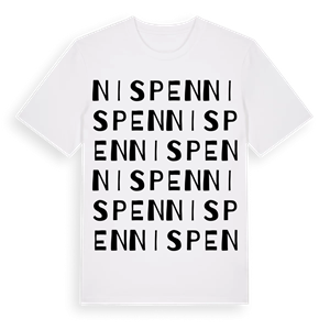 Nispen ordlek t-shirt – ekologisk bomull t-shirt från Pinshirt