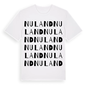 Nuland ordlek t-shirt – ekologisk bomull t-shirt från Pinshirt