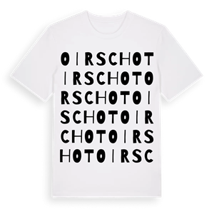 Oirschot ordlek t-shirt – ekologisk bomull t-shirt från Pinshirt