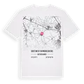 Oost West en Middelbeers karta t-shirt