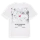 Oost West en Middelbeers karta t-shirt