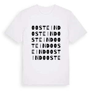 Oosteind ordlek t-shirt – ekologisk bomull t-shirt från Pinshirt