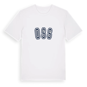 Oss college t-shirt – ekologisk bomull t-shirt från Pinshirt