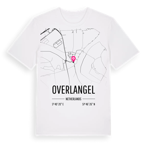 Overlangel karta t-shirt – ekologisk bomull t-shirt från Pinshirt