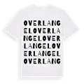 Overlangel ordlek t-shirt
