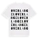 Overlangel ordlek t-shirt