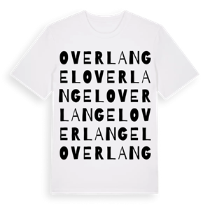 Overlangel ordlek t-shirt – ekologisk bomull t-shirt från Pinshirt
