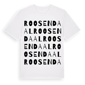 Roosendaal ordlek t-shirt – ekologisk bomull t-shirt från Pinshirt
