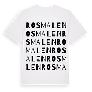Rosmalen ordlek t-shirt – ekologisk bomull t-shirt från Pinshirt