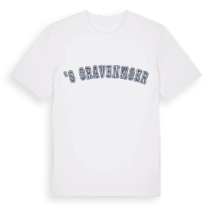's Gravenmoer college t-shirt – ekologisk bomull t-shirt från Pinshirt