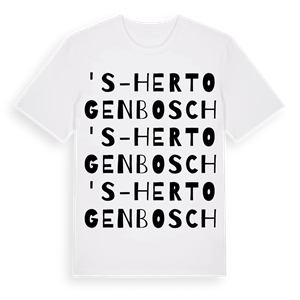 's-Hertogenbosch ordlek t-shirt – ekologisk bomull t-shirt från Pinshirt