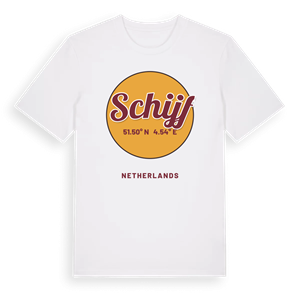Schijf cirkel t-shirt – ekologisk bomull t-shirt från Pinshirt
